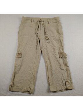 White House Black Market Silk Capri Pants Womens sz 2